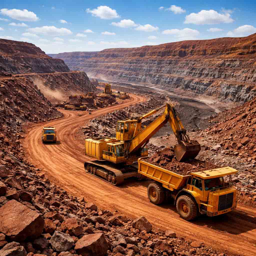 معادن سنگ آهن سادات سیریز